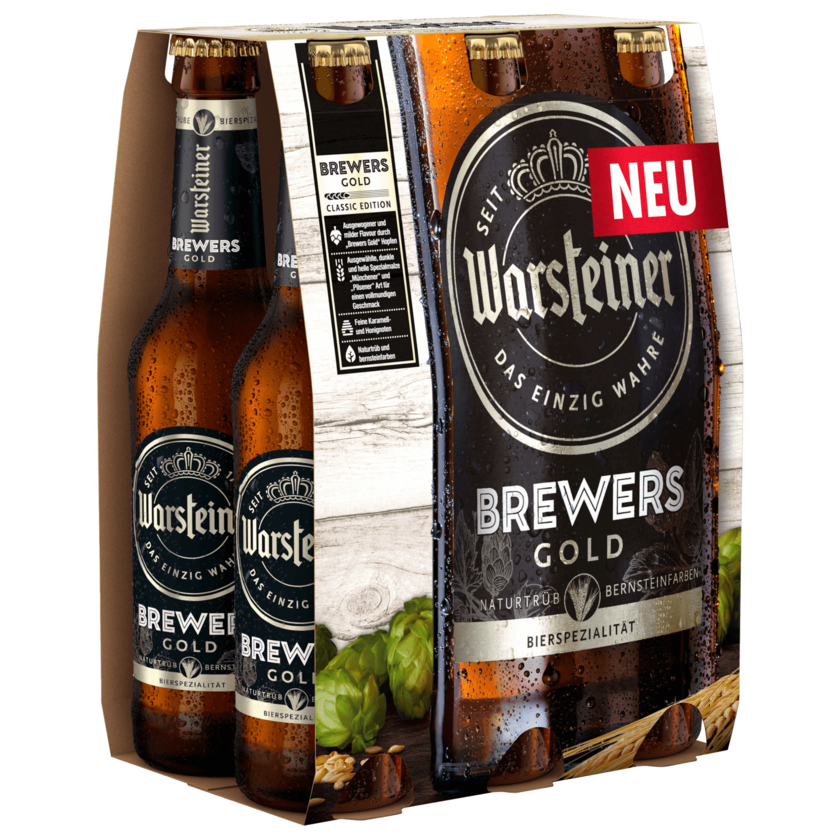 Warsteiner Brewers Gold 6x0,33l